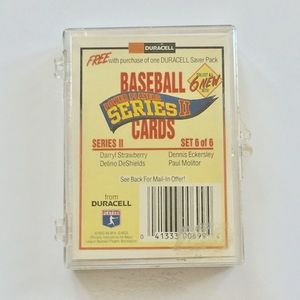 ⚾️ Duracell Baseball Cards series II Set 6 of 6